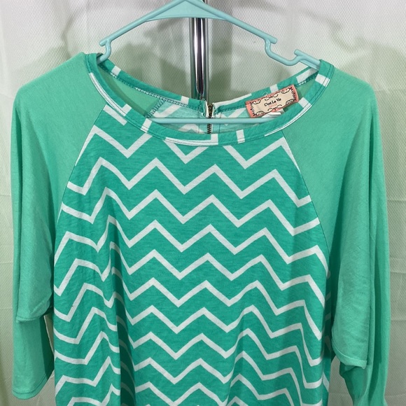 C’est La Vie (That’s Life) 3/4 sleeve Women’s Shirt Size Large - Picture 2 of 5